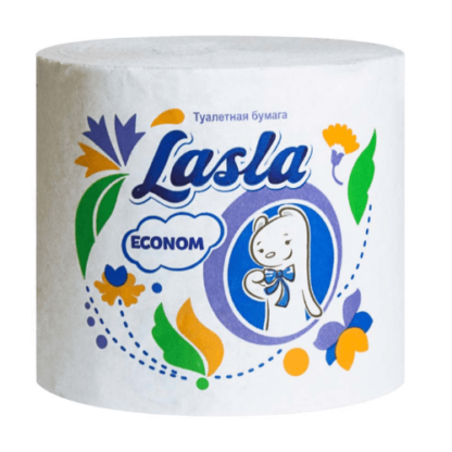 Туалетная бумага без втулки LASLA ECONOM (эконом)