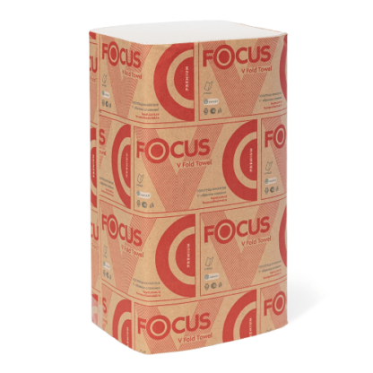 Полотенца бумажные Hayat Focus V сложения, ( 2 сл. 200 л.) 23*23