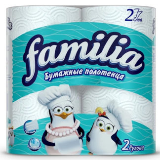 Hayat Familia полотенца бумажные 2 сл. 2 шт